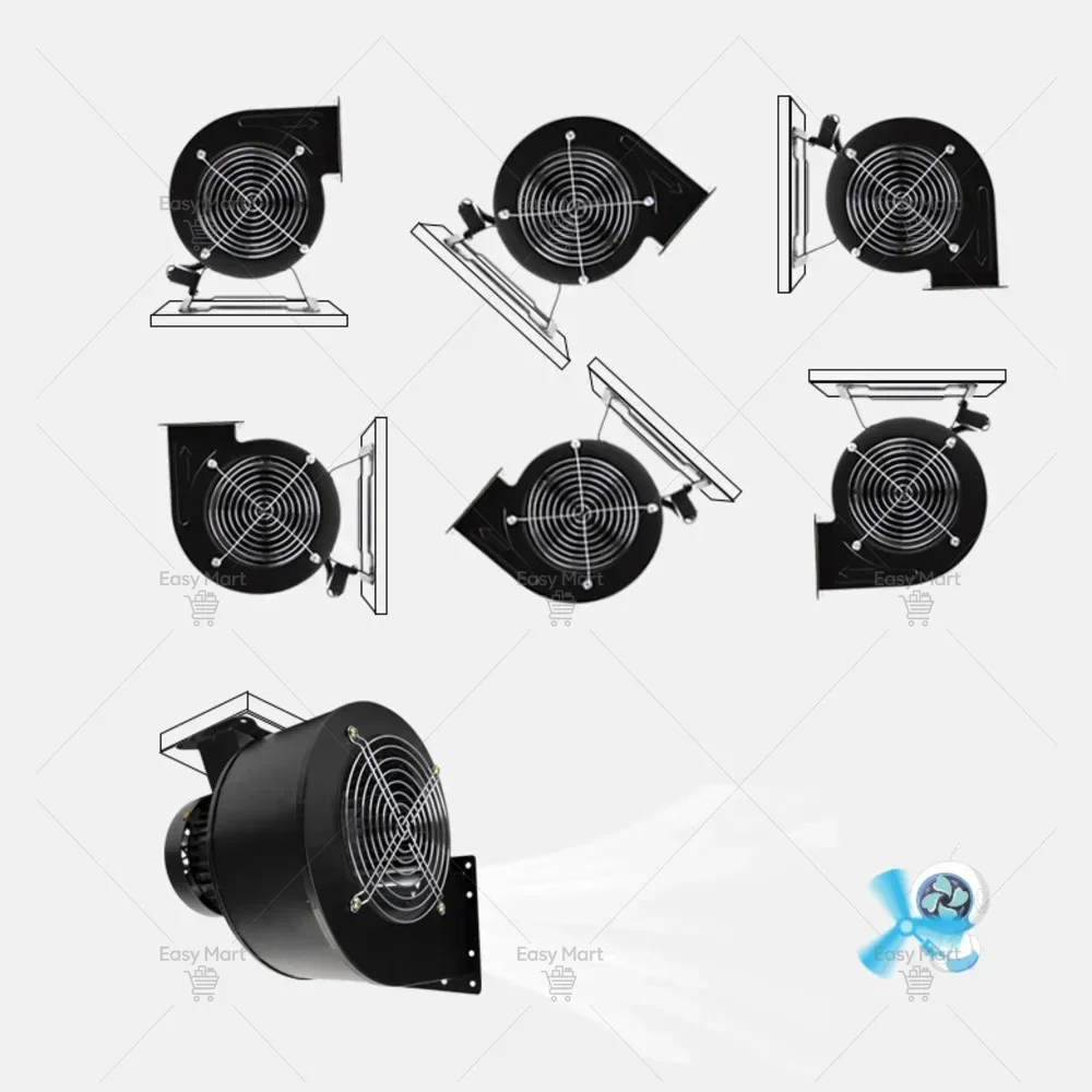 220V 240W 150FLJ17 Small High-speed Industrial Heat Dissipation Blower FLJ Air Model Fan Power Frequency Centrifugal Fan