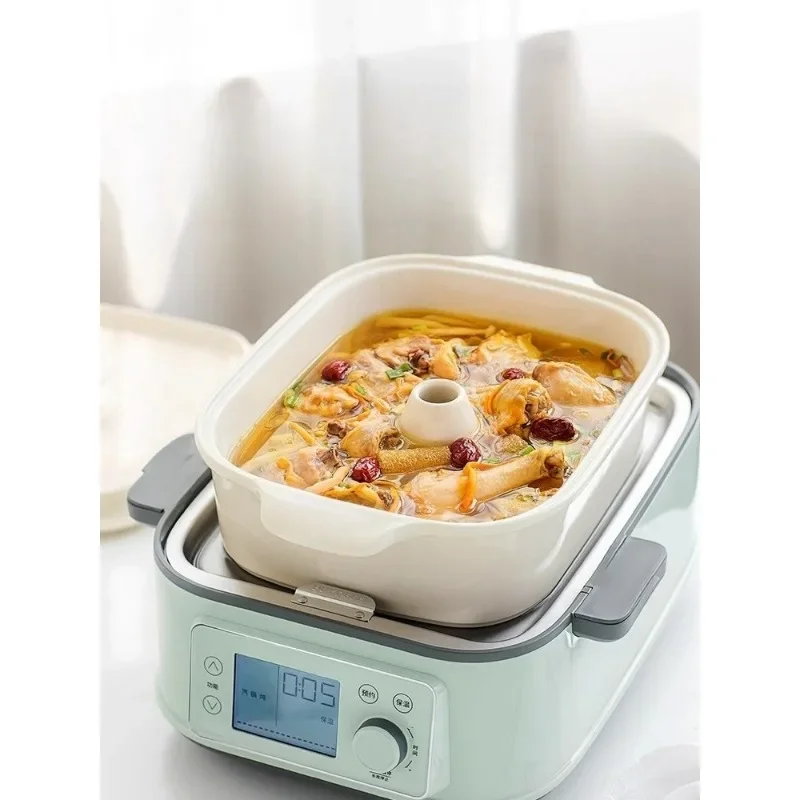 All-steel electric steamer, multi-functional household integrated pot, large-capacity steamer, fully automatic reservation