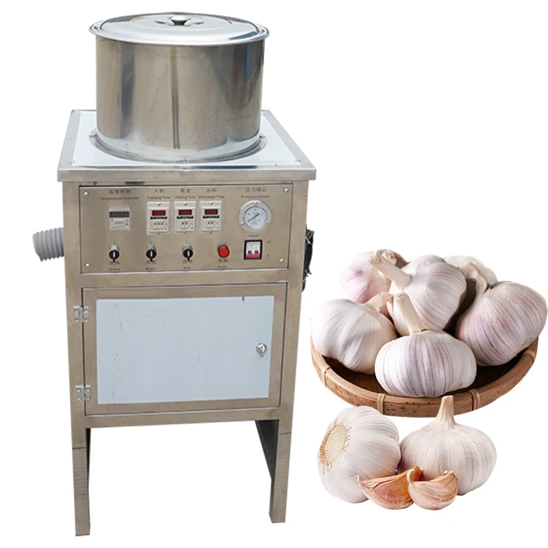 High Efficiency Automatic Electric Garlic Peeling Machine Small Commercial Peeled Garlic Machine