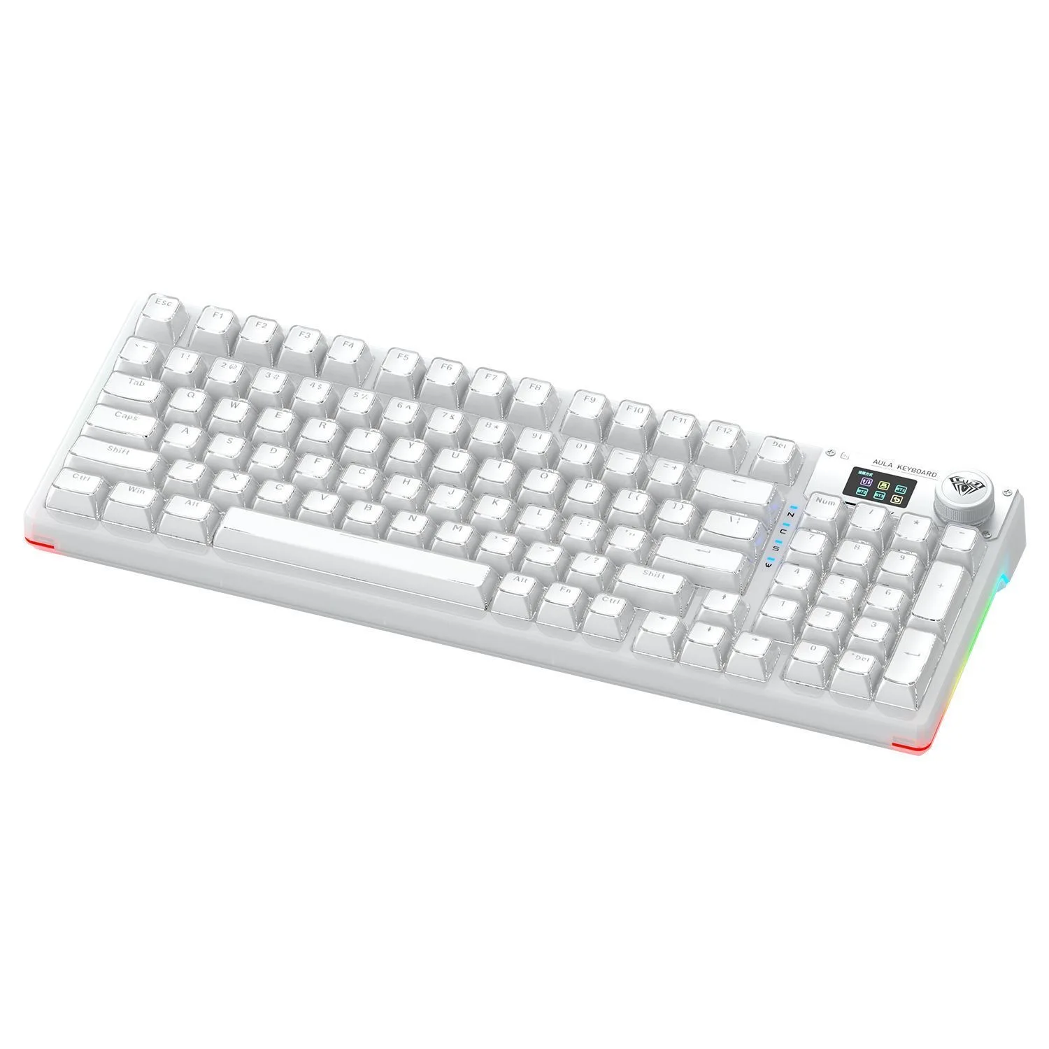 

Колпачки для клавиш Crystal Jelly Pudding, 136-клавишные акриловые колпачки для ПК с двойной подсветкой для механических клавиатур MX 61/64/68/75/84/87/108