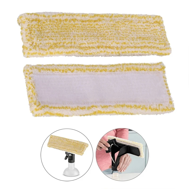 For Karcher WV2 WV5 Window Vacuum Cleaner Washable Mop Cloth Spare Parts Glass Clean Up Mop Rags Household Wipe Window Cleaner