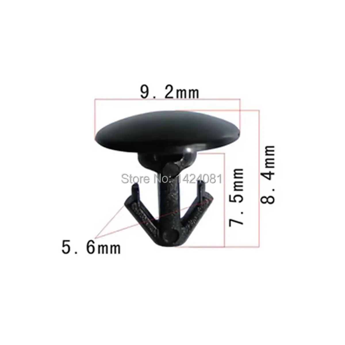20x/100x/500x OEM нейлоновая застежка, заклепка, фиксатор, изоляция капота (9,2x7,5x5,6 мм) BP4K-58-762 для Mazda/универсальный
