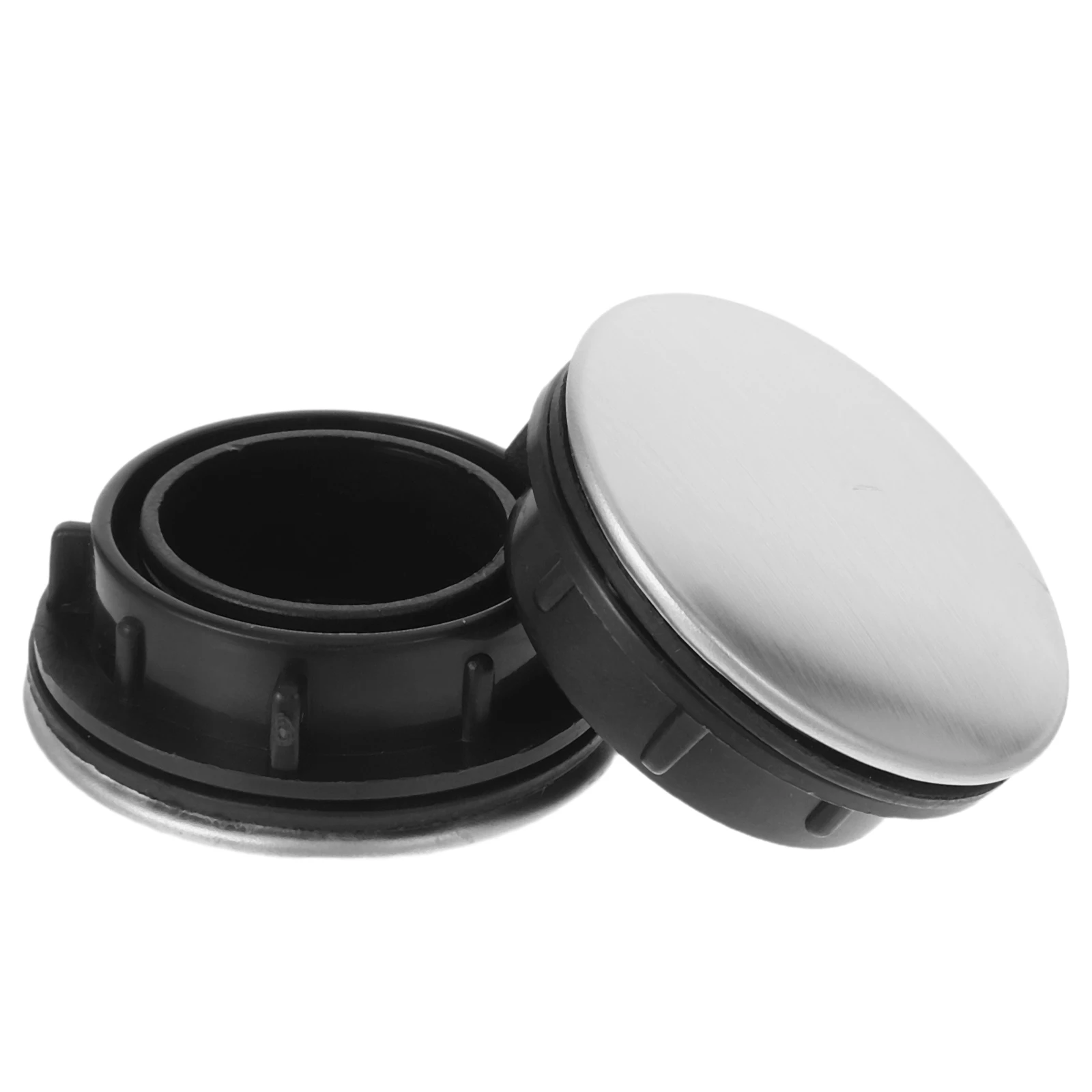 2 Pcs Sink Hole Cover Kitchen Spray Bathroom Faucet Cap Installation Parts Overflow
