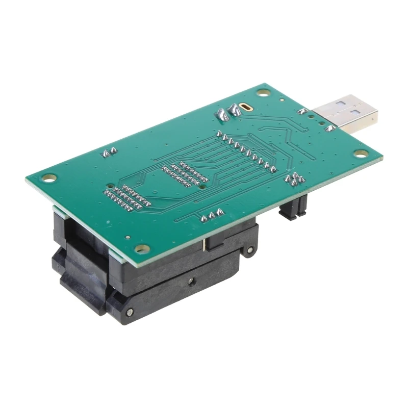 안정적인 eMMC153/169 USB 칩 테스트 스탠드, 정확한 데이터 복구 및 전자 수리용 USB 프로그래밍 스탠드