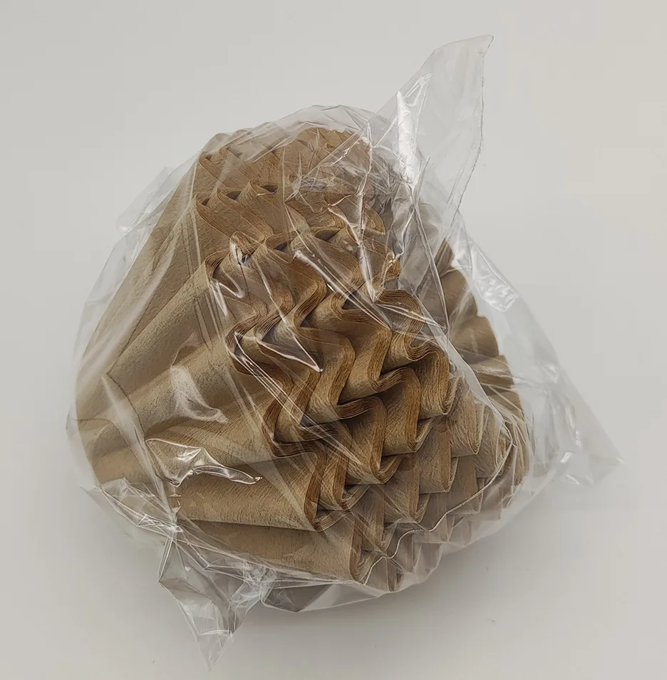50PCS Kraft Papier Kaffee Filter Tassen Schüssel Form Origami Hand Gebraut Tropf Well Einweg Tasse für Übergießen Espresso – Detail 11
