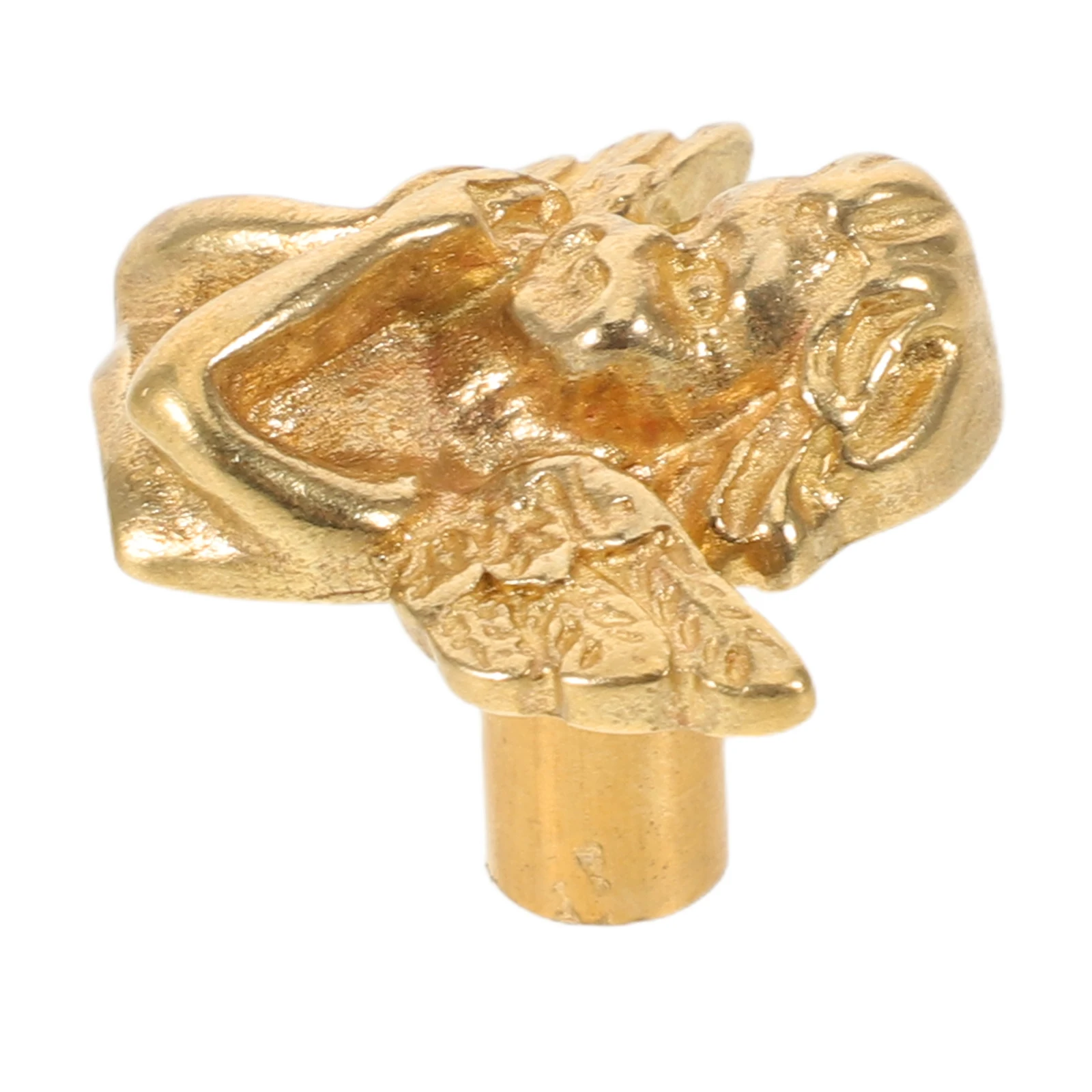 

1 Set Brass Angel Shaped Metal Cabinet Knobs Drawer Pulls For Kitchen Wardrobe Closet Copper Hardware Handles, Modern