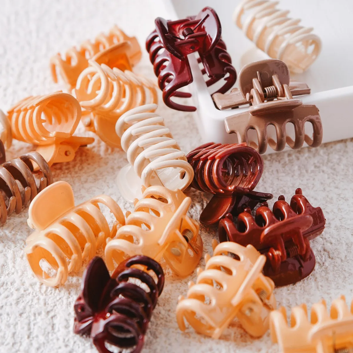 

50Pcs Keel Grab Clips High-end Bangs Hair Clips Cute Girls Mini Small Hair Claw Hair Accessories Wholesale