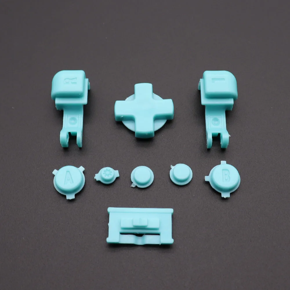 2 مجموعة ل GameBoy Advance SP GBA SP البلاستيك مجموعة أزرار كاملة ل GBA SP A B حدد بدء تشغيل/إيقاف L R أزرار عدة D الوسادة #6