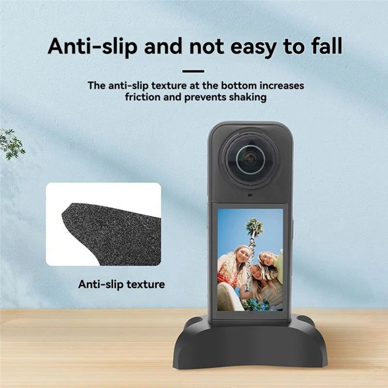 FFYY-для камеры Insta360 X5, настольная опорная основа, мягкая резиновая нескользящая подставка, фиксированный держатель для съемки, аксессуары