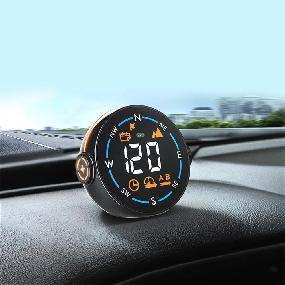 USB Universal Car GPS HUD Speedometer Headup Display Speed Alarm MPH KMH M/MILE