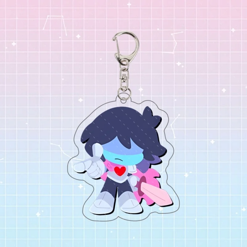 Niedliche Deltarune-Schlüsselanhänger für Accessoires Ralsei Kris Susie Spamton Undertale Angel Schmuck Schlüsselringe Fans Gaming Gamer Geschenke – Detail 15