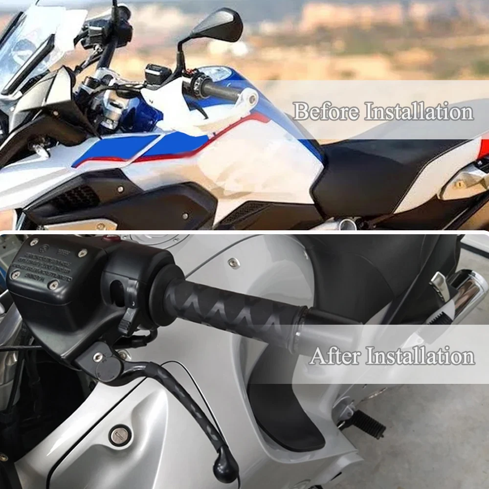 2024 For BMW R 1200GS R1250GS F800GS F700GS R 1200GS 1250GSA LC ADV Motorcycle Non-slip Handlebar Grips Cover Heat Shrink Cover