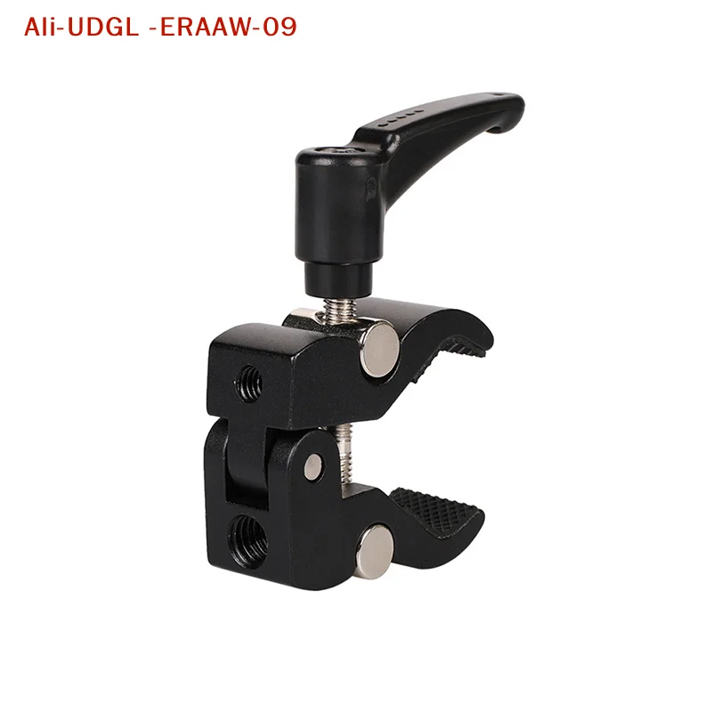 1Pc Hawk Mouth Pliers With Magic Arm Thread Clamp Crab Pliers Clip Black Bite Fixing Clip For Camera Photography Accessories