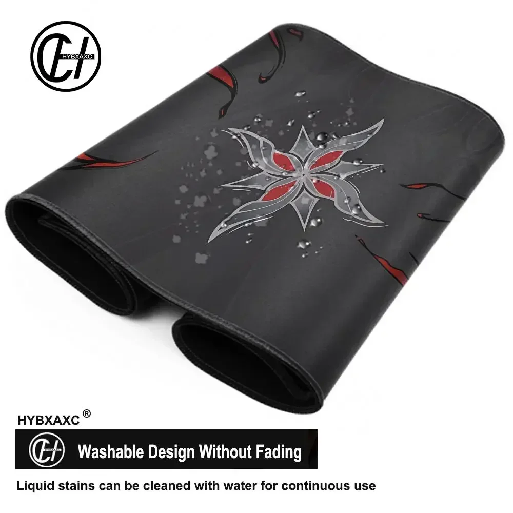 Genshin Impact Arlecchino Tappetino per mouse Tappetino per mouse Accessori da gioco per laptop Tappetino per mouse Tappetino da scrivania grande Tappeto per tastiera per giocatori di computer