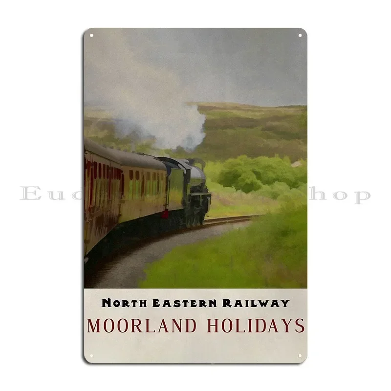 North York Moors Train Metal Plaque Poster Club Party Club Iron Cinema Cave Tin Sign Poster
