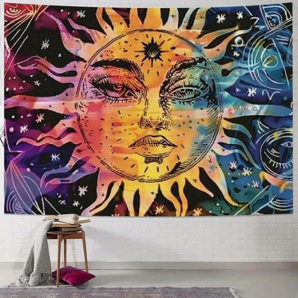 

Mystical Art Tapestry - Unique Design for Home Decor - Adds Magic and Wonder and Charm and Elegance to Any Room