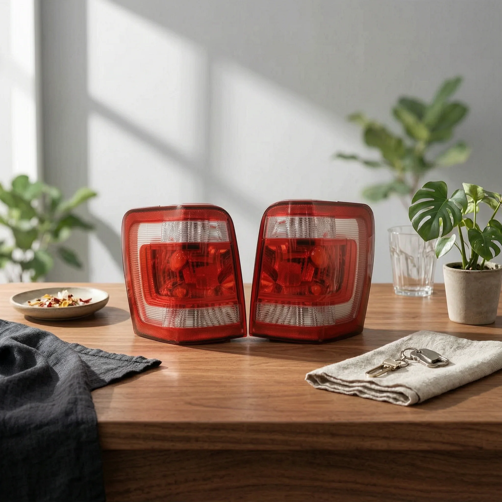 Tail Light Assembly Easy to Install Rear Lamp Assembly Lighting Long-Lasting for Car Owners, Collision Repair