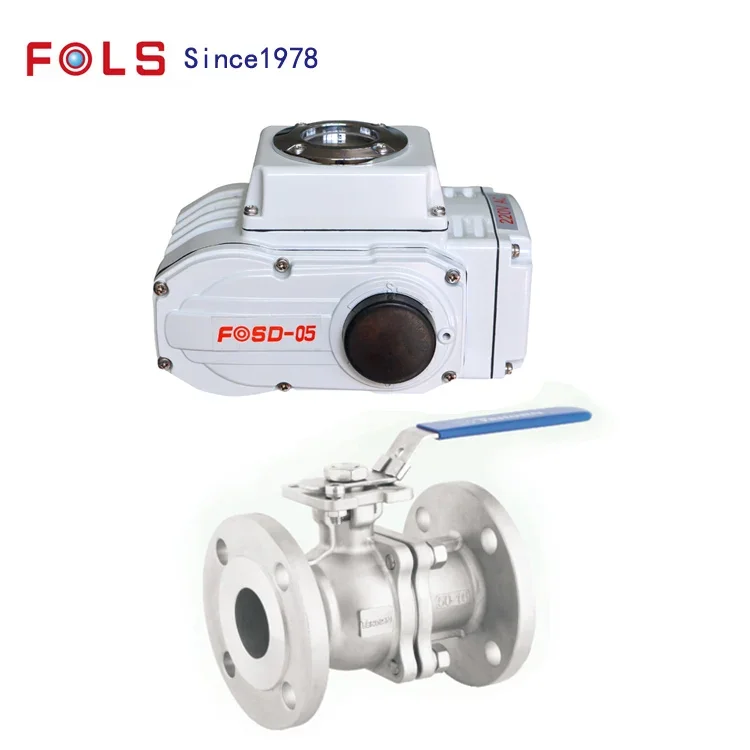 API GB DIN Standard Regulating type Electric actuator ball 2PC flanged ball Valve Actuator 50Nm-4000Nm Torque