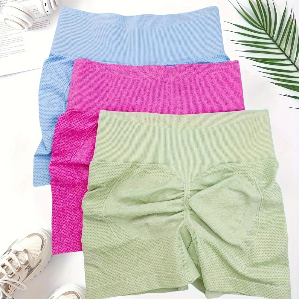 

2025 Yoga Shorts Women Seamless Push Up Shorts Gym Workout Running Shorts Tie Dye Fashion Knit Slim Three Point Pants