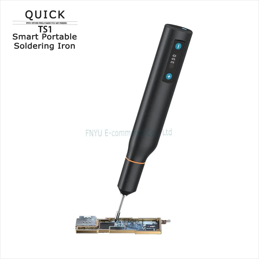 QUICK TS1 Smart Portable Soldering Iron OLED Display Integrated Precision Welding Tip Stable Temperature Welding Repair Tool