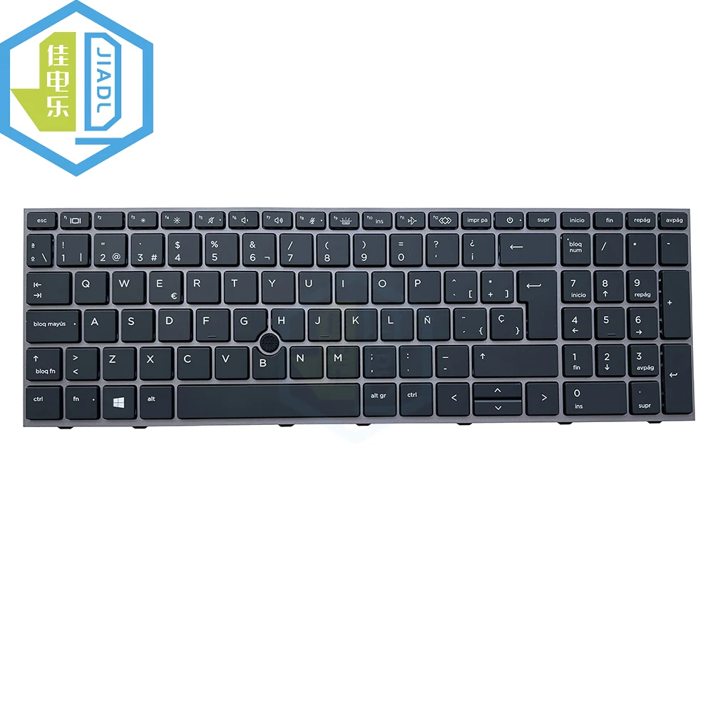

Клавиатура с подсветкой SP Spanish LA Latin GR UK для HP Zbook Fury 15 G7 G8 с клавиатурой с подсветкой