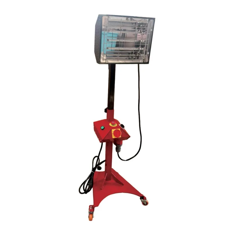 

Mobile line baking lamp for automobile wheel hub