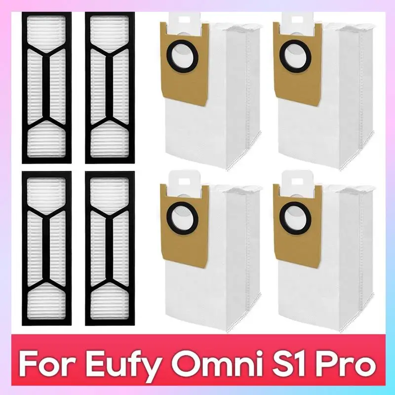 ABRG-For Eufy Omni S1 Pro Hepa Filter Dust Bag Accessories قطع الغيار