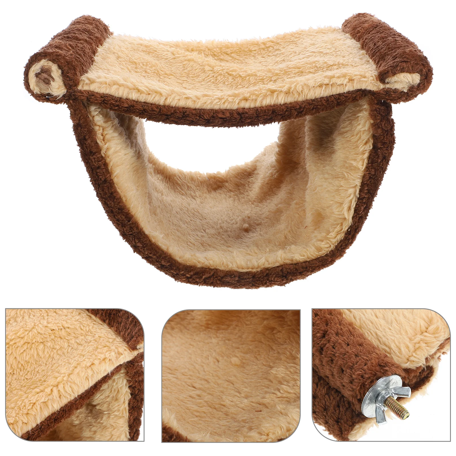 

Hamster Hanging Nest Warm Soft Sleeping Bed Cage Hamster Accessory Comfortable Small Pet Nest for Hamsters Chinchillas Guinea