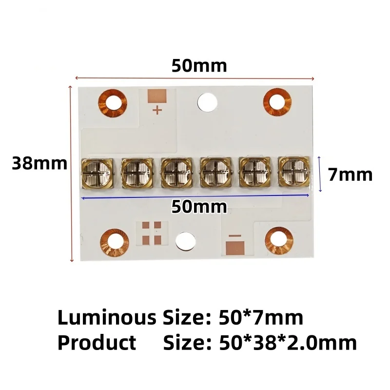 60W uv curing lamp led uv 6565 6868 365nm 385nm uv lamp 395nm 405nm Led module uv led light for printer