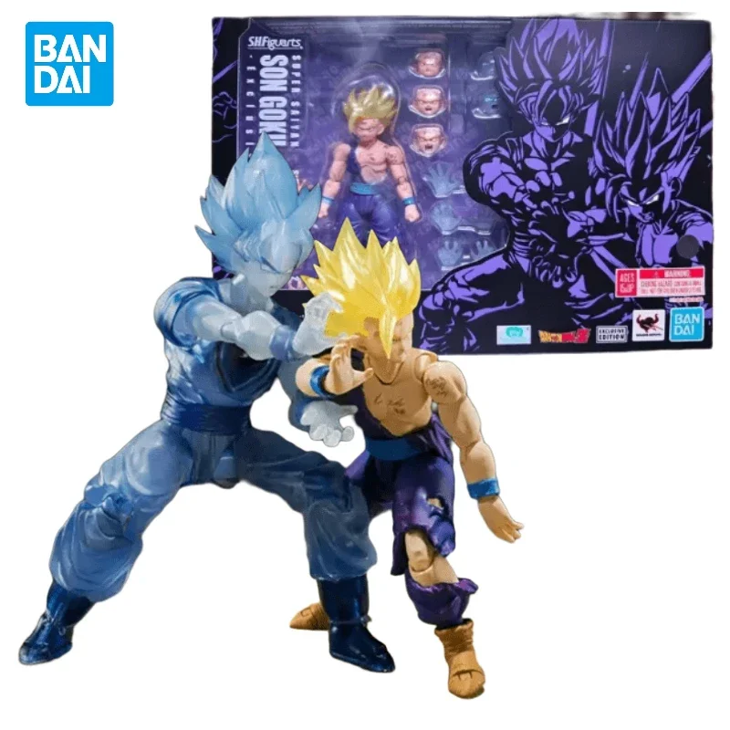 In Magazzino Genuino BANDAI SHFiguarts Dragon Ball Z SUPER SAIYAN SON GOKU E SON GOHAN Esclusiva Edizione Anime Action Figure Giocattoli