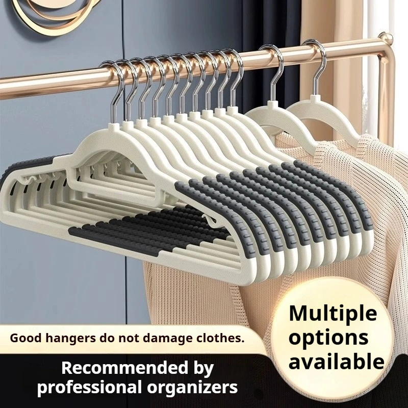 10/25/15-Pack Non-Slip Thickened Hangers – Heavy-Duty Clothes Hangers, Bedroom Essential, Durable Closet Storage – Easy to Hang