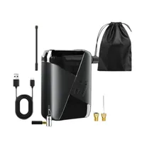 TINSOL Electric Bicycle Tire Pump, Portable Mini Pump for Motorcycle Tire Inflator with Presta Schrader Valve for Basketball