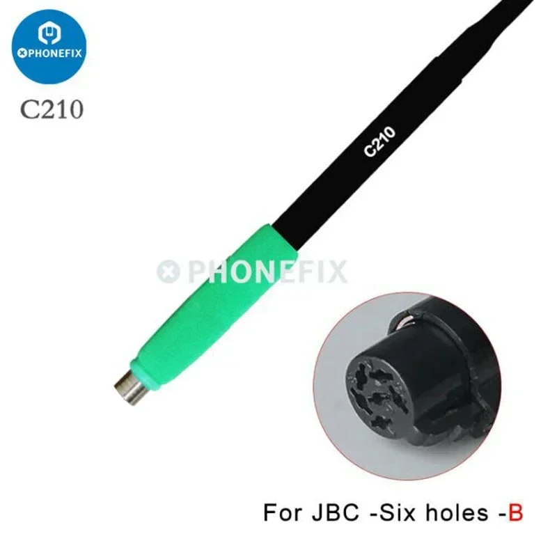 Universal High Precision T210 T115 T245 Soldering Iron Handle 5/6 Holes Handle Replacement With Adapt For JBC Soldering Station