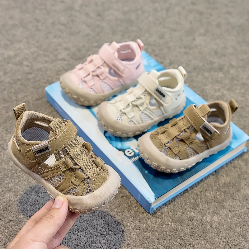 

Summer Baby Girls Boys Sandals Outdoor Sports Shoes Children Beach Sandals Comfortable Non Slip Soft Sole Kids Casual Shoes