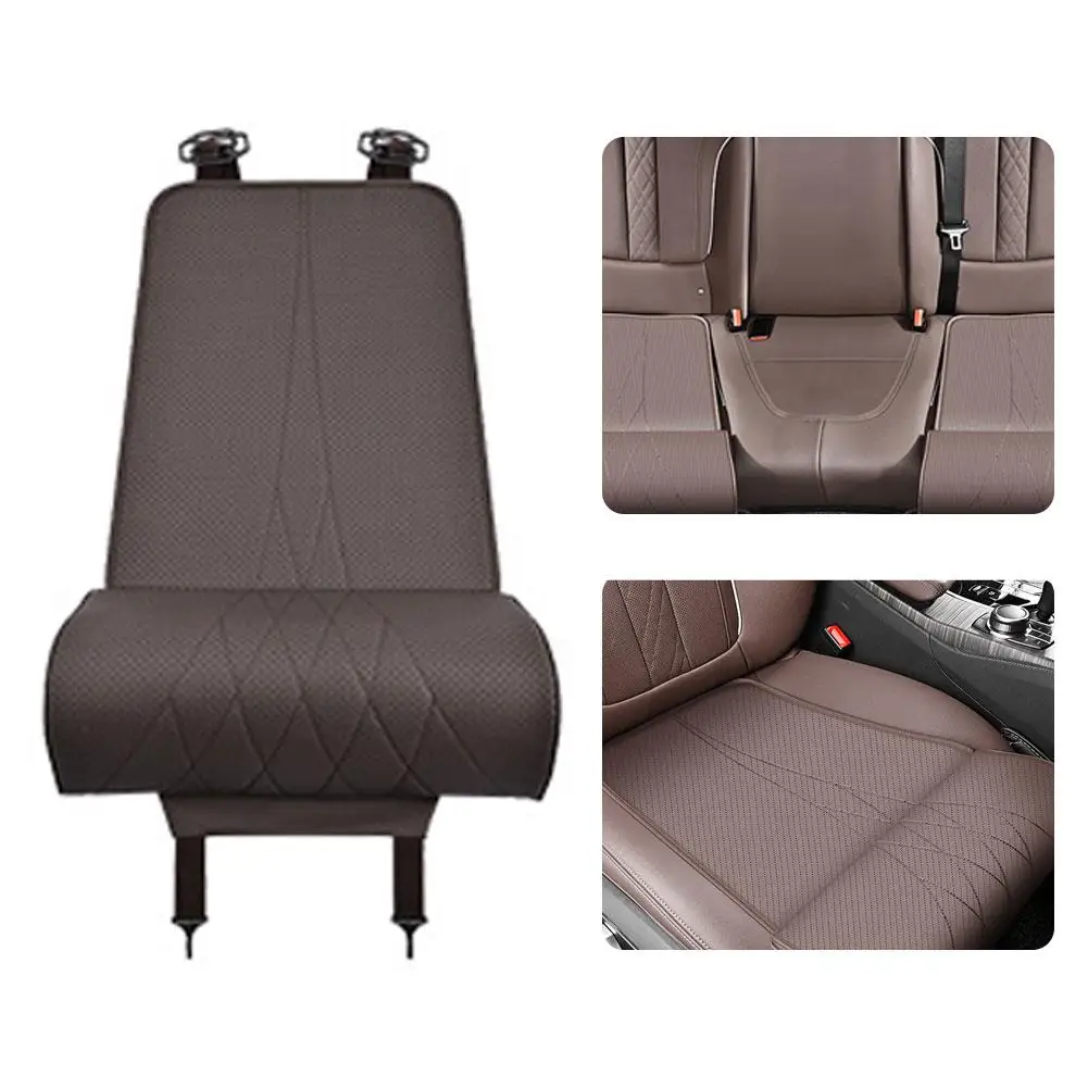 مقعد السيارة الساق دعم تمديد الجلد المدبوغ العالمي السيارات مقعد موسع الساق وسادة للسائق رغوة الذاكرة مقعد الحشو حصيرة غطاء A3T5 #2