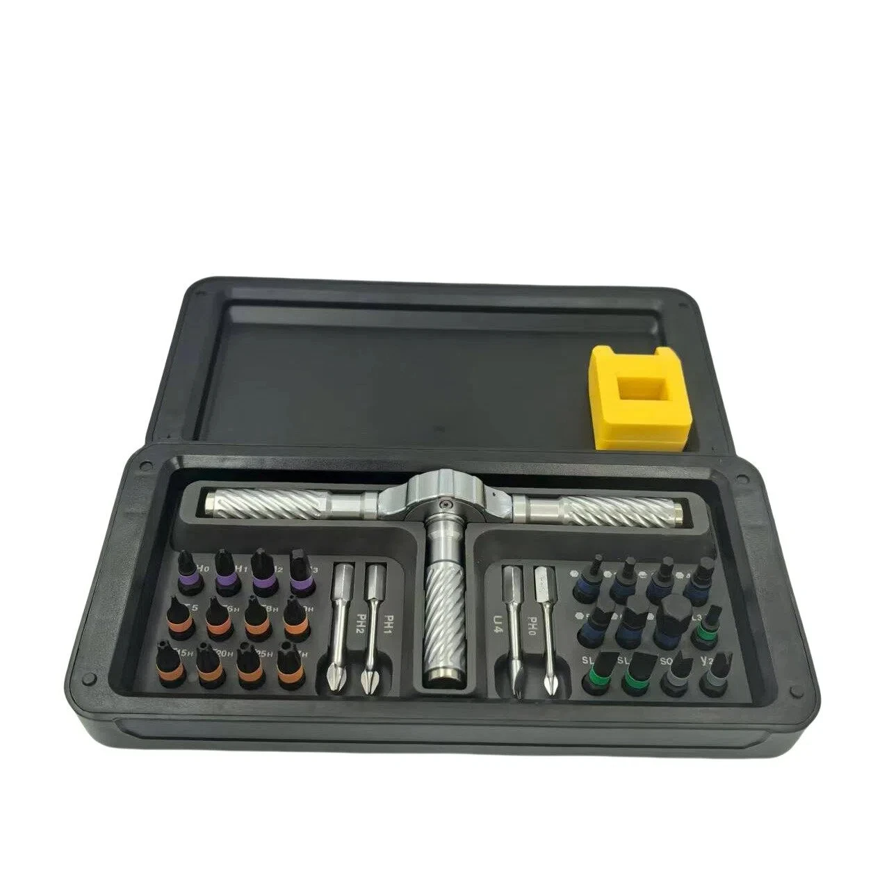 Precision 66in1 magnetic ratchet screwdriver set Detachable T-handle magneticizer Fix furniture, electronics & bicycle image 5