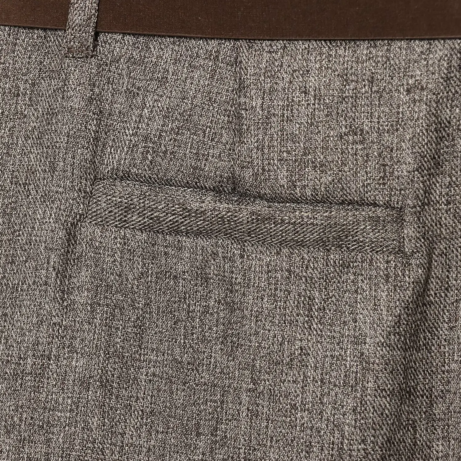 Pantaloni casual a vita alta con cintura Pantaloni da abito con motivo geometrico da donna Pantaloni a gamba dritta per donna Primavera 2025