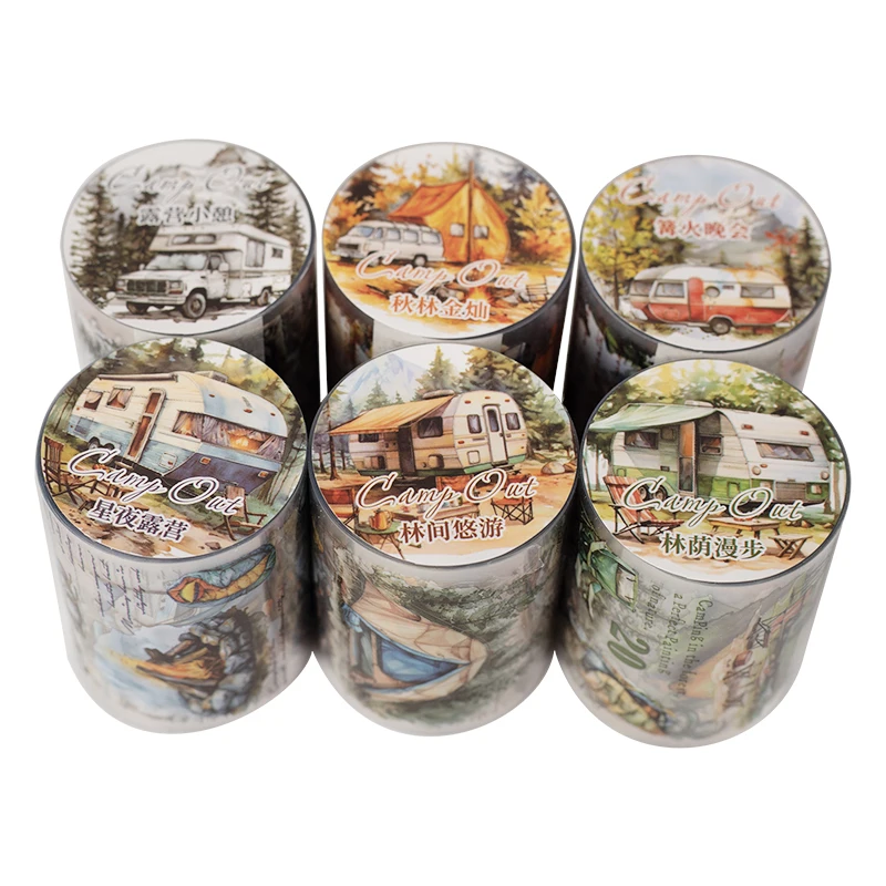 

6packs/LOT Forest Exploration Series decorative fresh PET tape