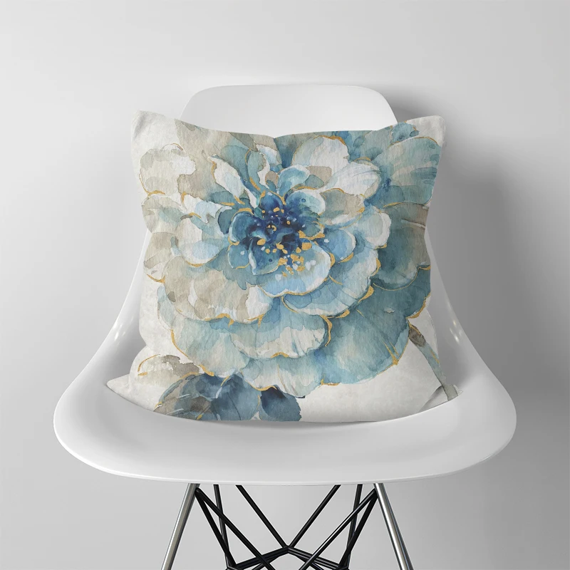 Cute Flower Cushion Cover Pillow  Home Decor   Removable and Washable Funda de almohada