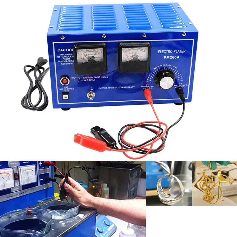 For Electroplating Machine 30 Amp Output Rectifier Electronic Plating Machine Jewelry Making Tools