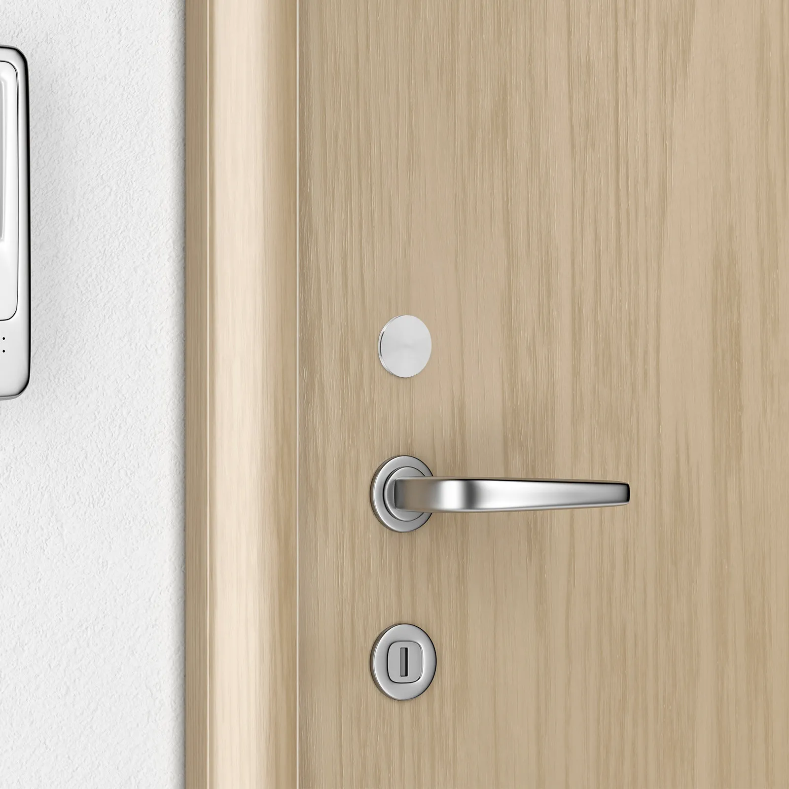 

Заглушка для дверного отверстия из нержавеющей стали, матовая, металлическая, для замковых проемов, для домашней безопасности, для дверных ручек, внутренняя отделка