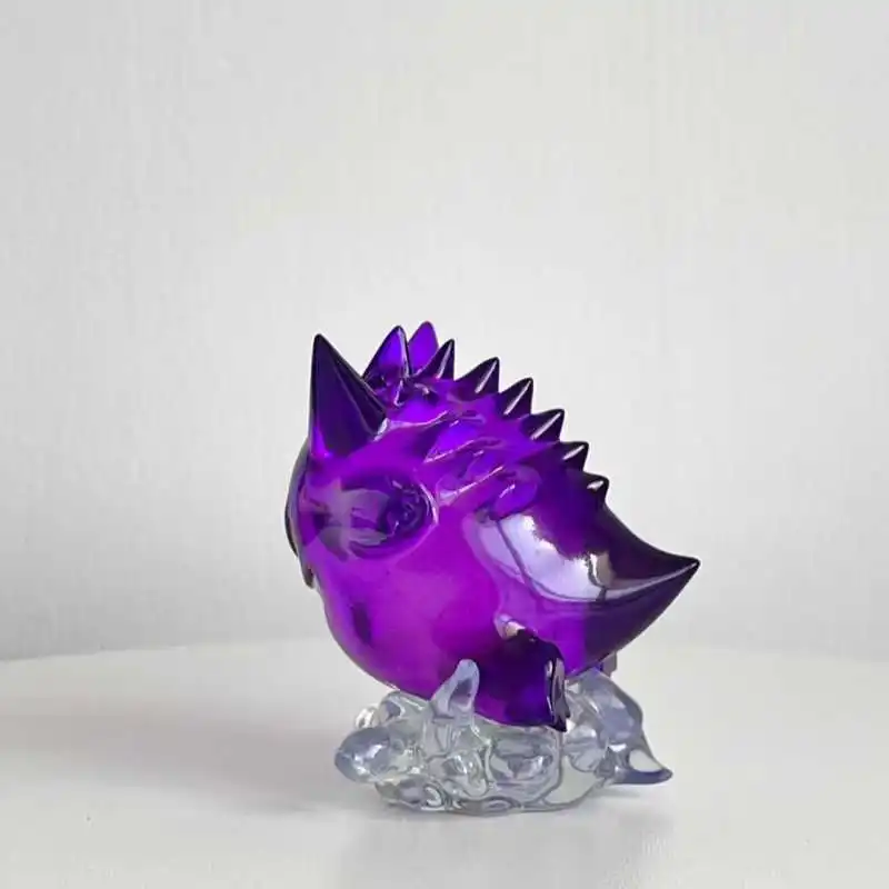 Pokemon figura snorlax gengar figura de ação transparente estátua anime modelo boneca desktop brinquedos colecionáveis crianças presente aniversário