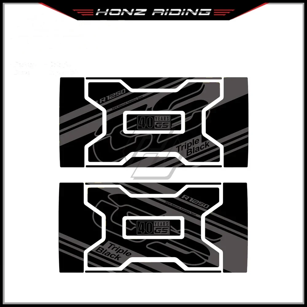 

Подходит для мотоциклов BMW Vario серии GS R1250GS с 2004–201 годов выпуска 40-летия и тройным черным узором.