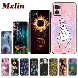 For Motorola Moto E22 E22i E22s Case Fashion Black Silicone Soft Back Cover For Moto E22s Phone Case MotoE22 E 22 s i Funda 2022