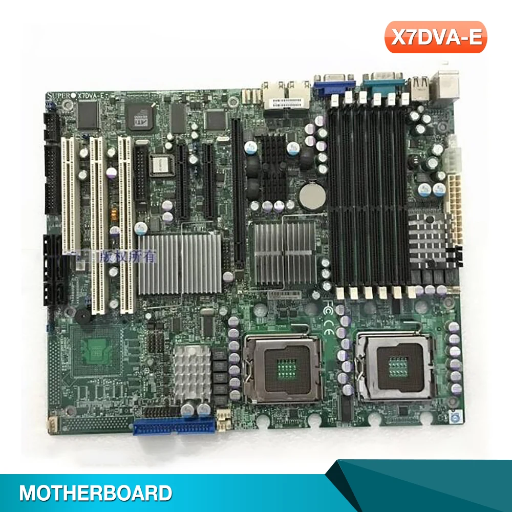 X7DVA-E ل سوبرمايكرو لوحة أم للخادم DDR2 SATA 3.0