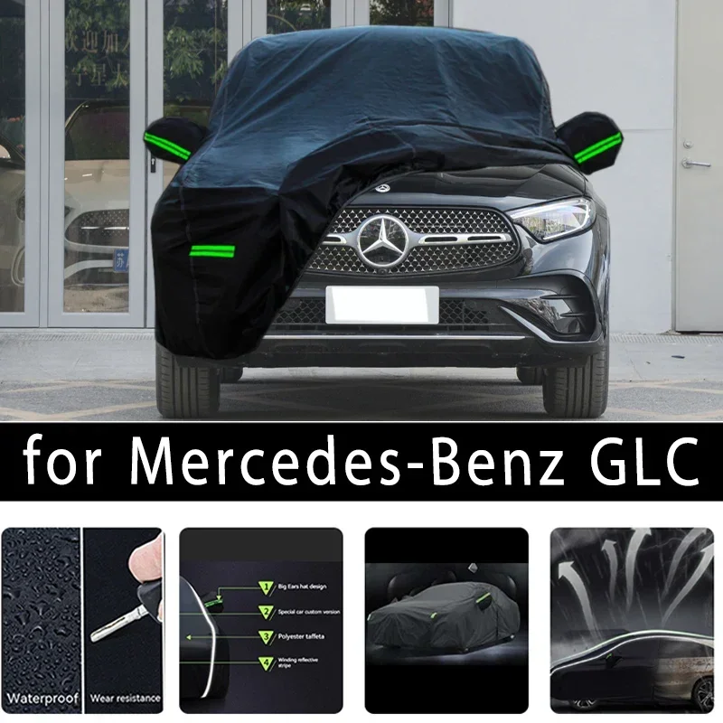 

For Mercedes-Benz GLC 04-25 Outdoor Protection Full Car Covers Snow Cover Sunshade Waterproof Dustproof Exterior Car accessories
