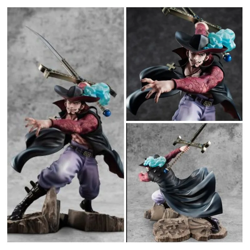 

One Piece Max Shichibukai Hawkeye Mihawk The Strongest Swordsman Combat Version Figures Model Ornaments Toy Christmas Gifts