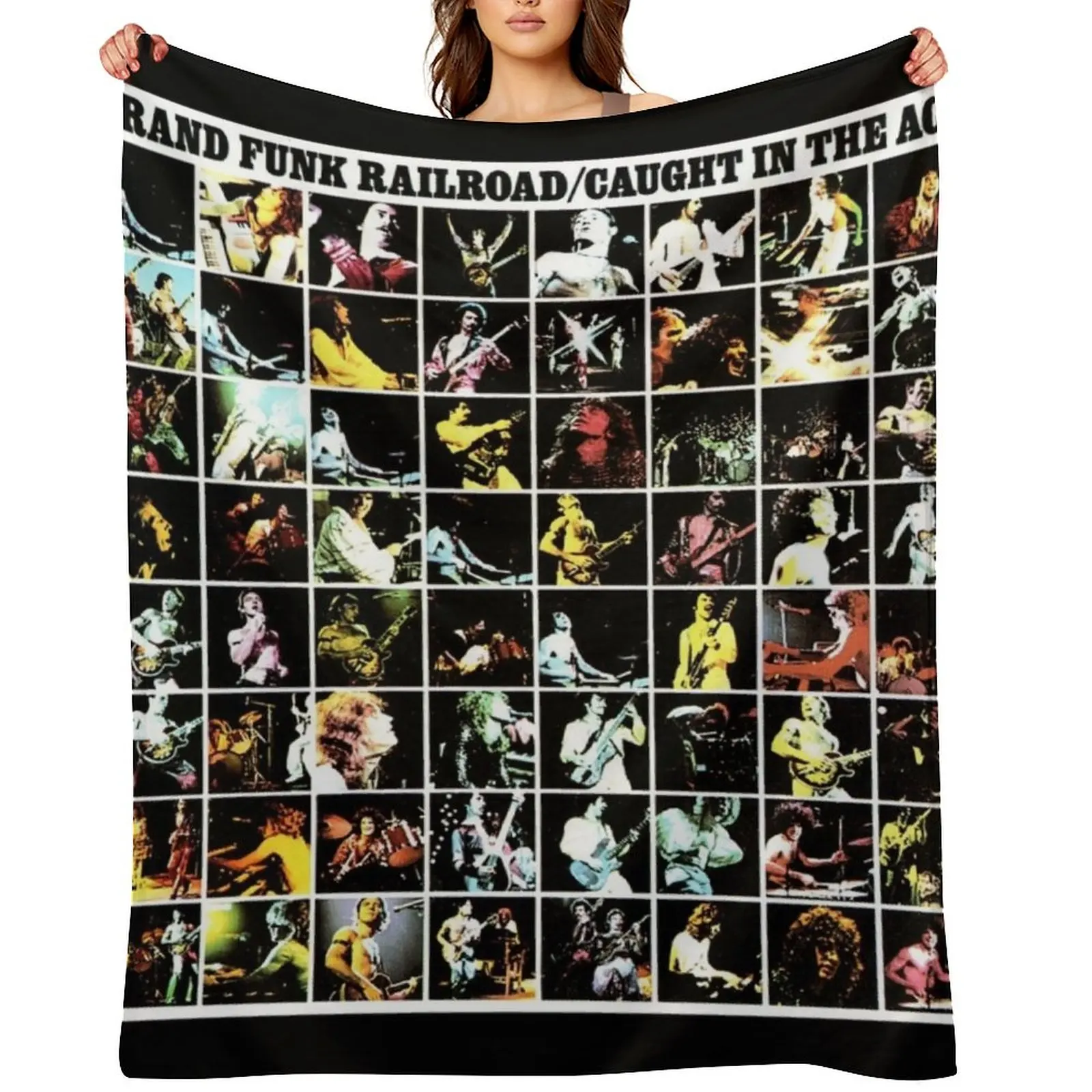 

Grand Funk Railroad caught in the act Throw Blanket heavy to sleep Polar Sofa Throw Shaggy Blankets