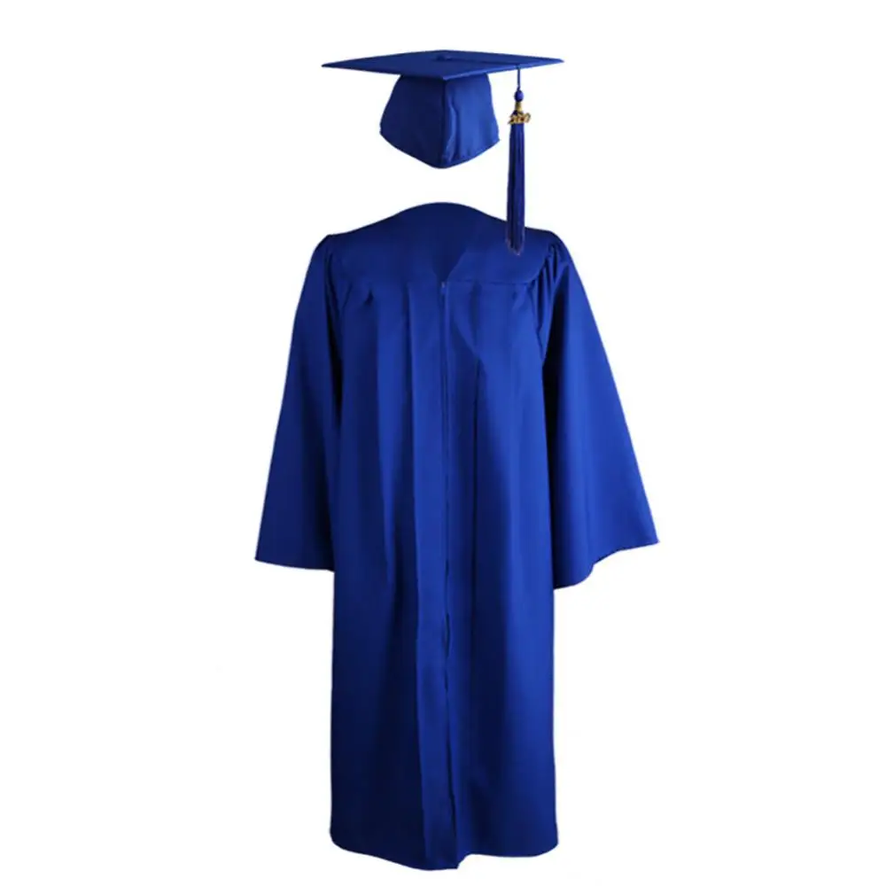 2021 adulto abito da laurea Cap College University cerimonia vestito uniforme scolastica ragazza Cosplay Bachelor Costume berretto da Mortarboard