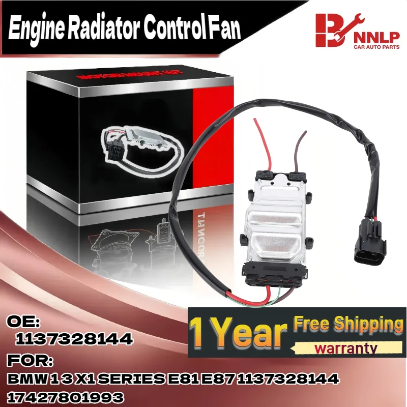 

For Radiator Cooling Fan Control Module 1137328144 Cooling Fan Control Unit for 3 1137328144